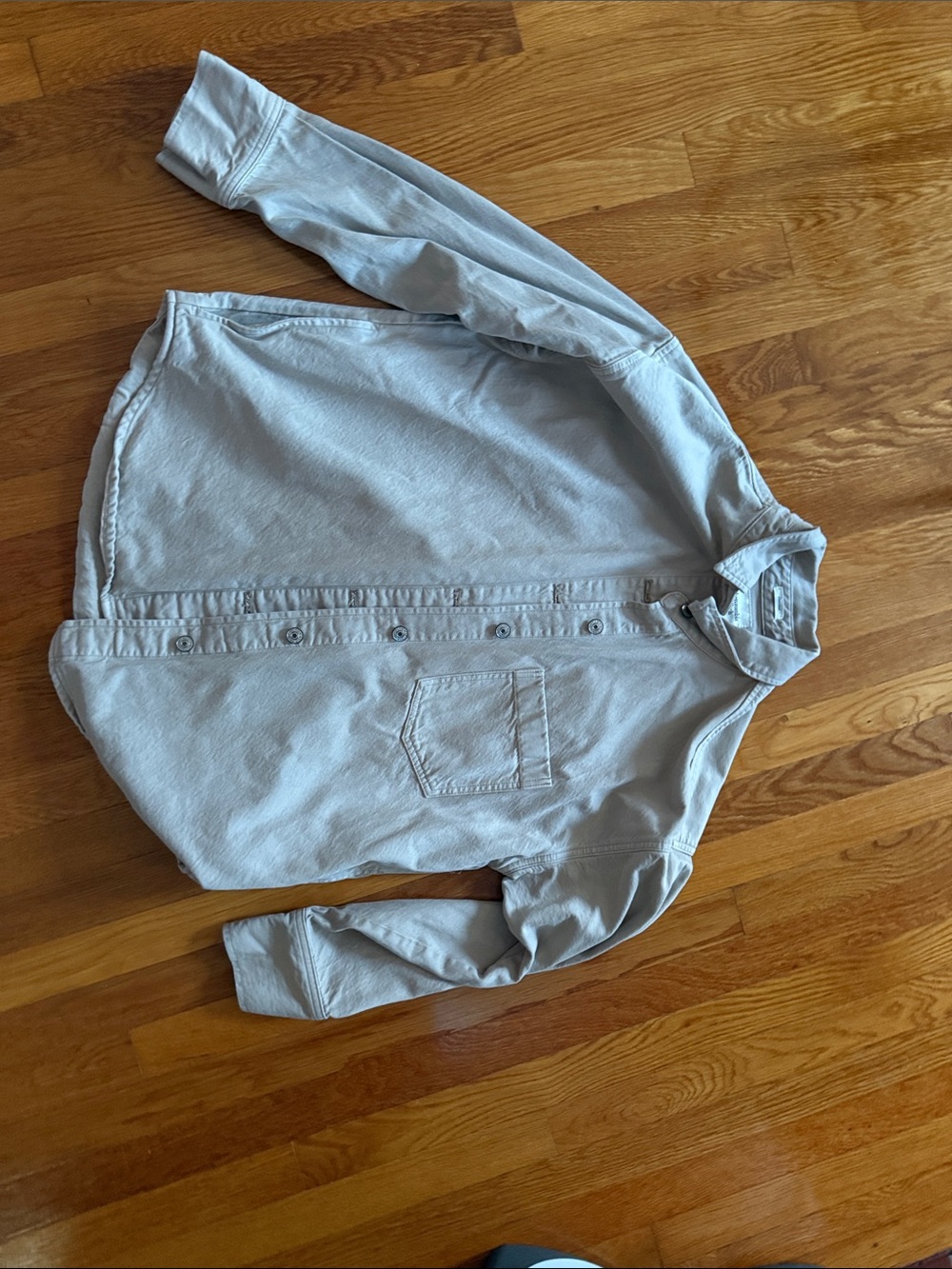 Abercrombie & Fitch Light Gray Jean Jacket